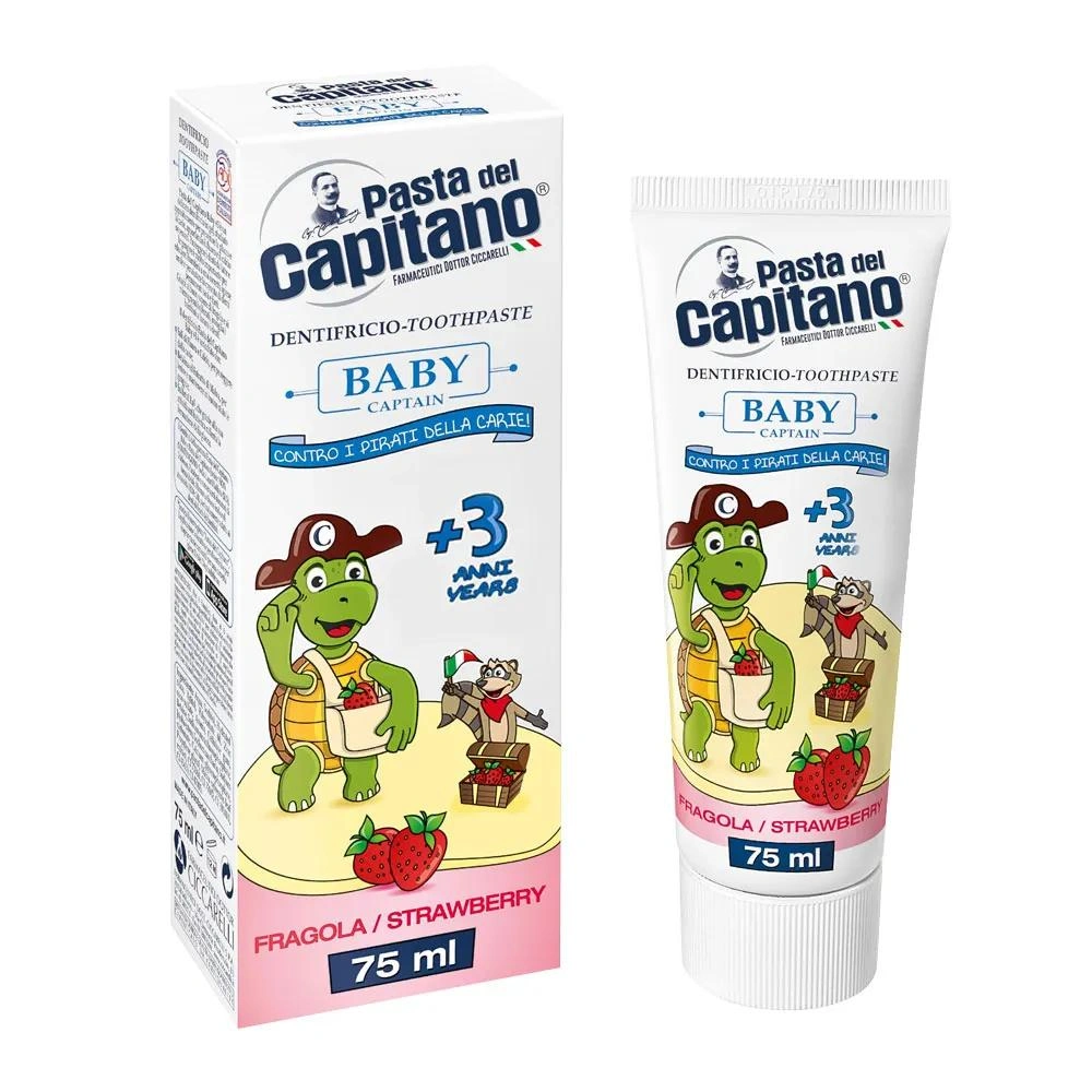 خمیر دندان کاپیتانو ویژه +3 Baby 75 میلی‌لیتر
