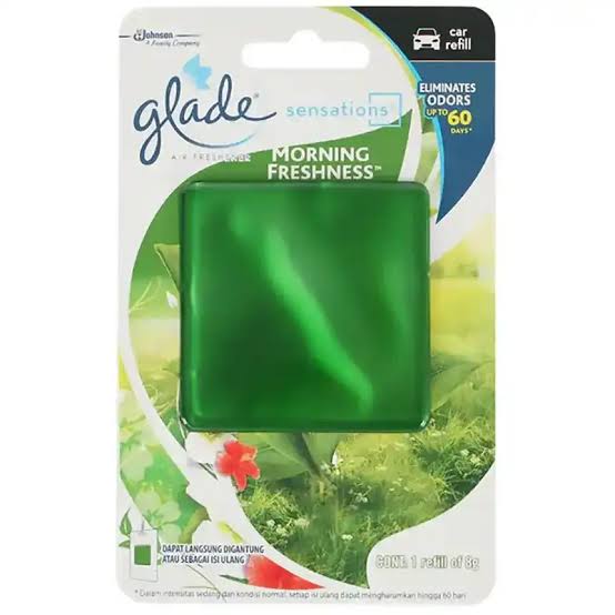 خوشبو کننده هوای گلید glade مدل کارتی آویز رایحه تازگی صبح