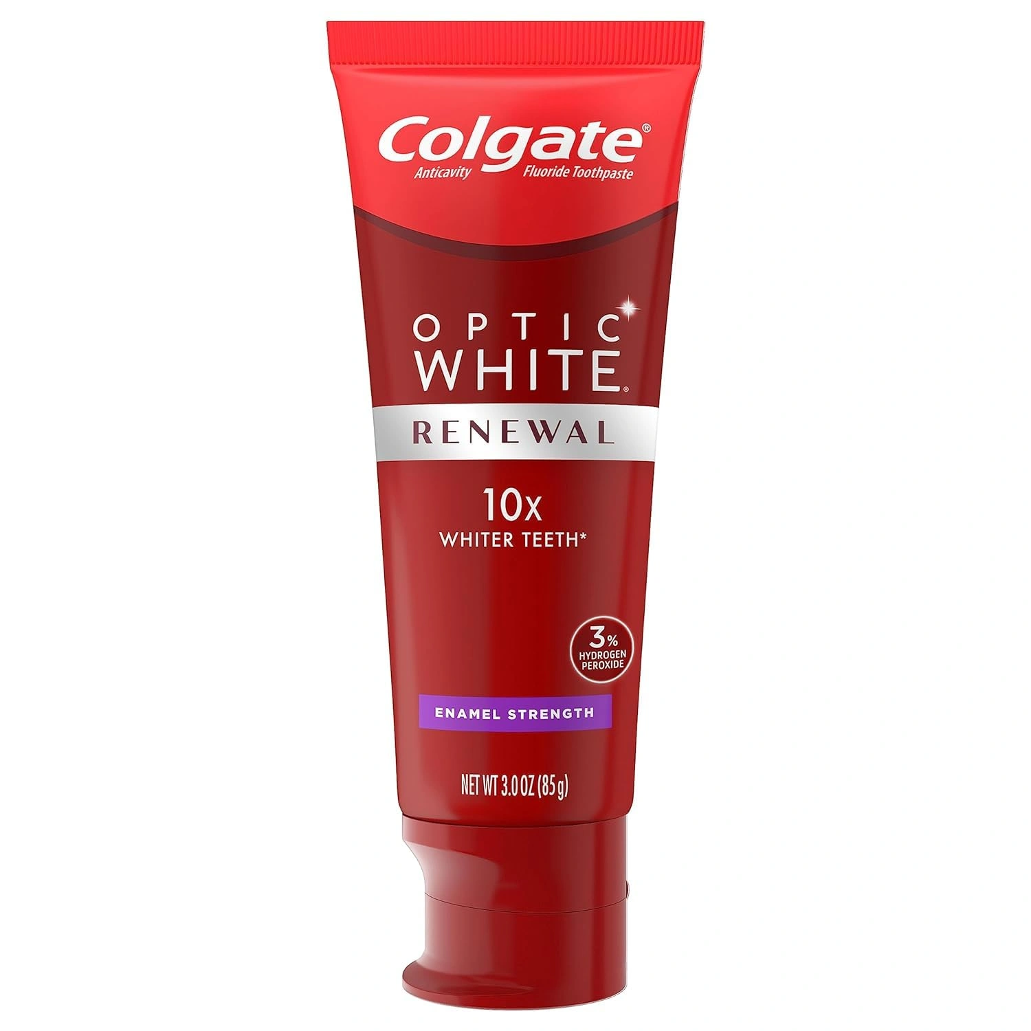 خمیر دندان optic white کلگیت (مخصوص افراد چای و قهوه خور و سیگاری) 50 میل