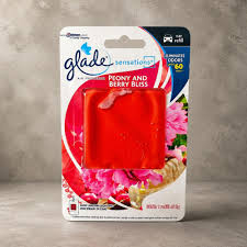 خوشبو کننده هوای گلید glade مدل کارتی آویز رایحه گل و توت