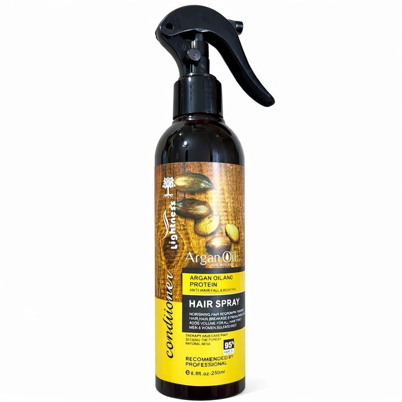 اسپري دوفاز مو روغن آرگان لايتنس، حجم دهنده و مغذي 250 ميل