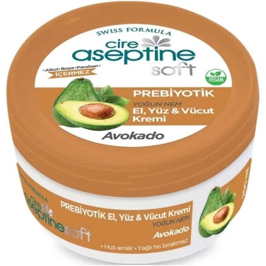 کرم مرطوب کننده دست و صورت cire aseptine- آووکادو- 30 میل