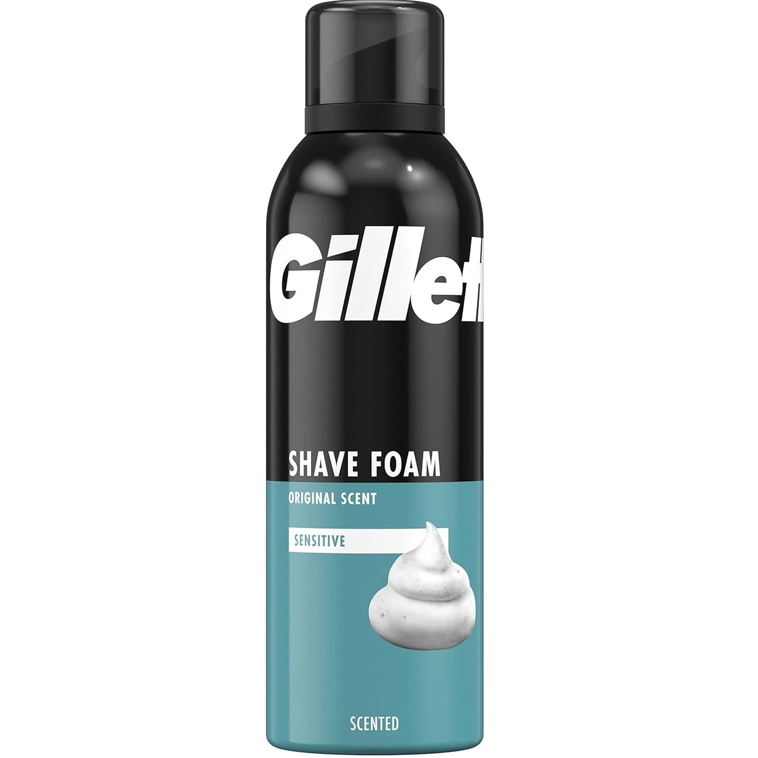 فوم اصلاح ژیلت مدل Original Scent Sensitive حجم 200 میل